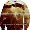high quality Sublimation All over print crewneck sweatshirt,OEM, vivid 3D printing