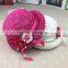 2017 Summer New Design Kids Straw /sunhat Hat With Handmade Flowers Mz-256