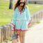 Walson 2016 New Style Summer Plus Size Tassel Beach Cover Up V Neck Casual Dress