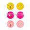 D&D 15pcs/lot Mixed Color Round Shape 2 Hole Wood Button For Sewing Scrapbooking Sewing Supplies 20mm