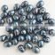 Wholesale 9-10mm black freshwater pearl 2mm beads
