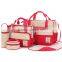 5pcs Multi-Color Multi-Function Baby Diaper Mummy Bag