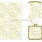 Coffee pattern pot holder set kitchen towels oven gloves