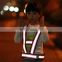 Customized promotional kids reflective safety vest reflective material belt