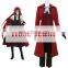 Rose-team Fantasia Anime Made Black Butler Kuroshitsuji Death Scythe Grell Sutcliff Cosplay Costume