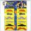 12pcs Self Adhesive Funny Synthetic Party Fake Beard Mustache HPC-0300