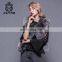 Whole gray real animal fur vest
