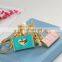 Zinc alloy purse bag metal keychains