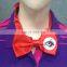 advertising custom bow tie with logo for promotion free gift for event