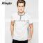 Men lightweight stipe grandad collor cotton t shirts wholesale