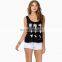 blouse tops women flower printing tops ladies fancy tops women's tank tops