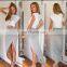 OEM Supply Type New Fashion Laides Dress Long Maxi Split Latest Fashion Dress Designs Fashion Dress