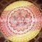 Indian Hippie Ombre Table Cover Round Cotton Table Cloth Beach Yoga Mat Mandala Tapestry