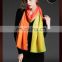 Winter scarf 100% wool gradient lady scarf wholesale scarf orange