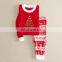 Ornaments Christmas Family Matching Letters Printing Cotton Sleepwear Clothing Christmas Decoration 2017