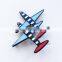 Custom metal airplane lapel pin