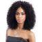 No Chemical 12 -20 Inch Curly Human Hair Wigs For White Women Kinky Straight Full Head 