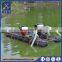 Chinese Mini portable gold dredger in small river