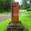 High quality outdoor landscape signage /corten steel plate