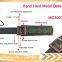 High sensitivity adjustable hand held metal detector with 9V battery