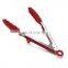 Heat Resistant BBQ Silicone Kitchen Stainless Steel Locking Food Tong