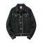 100%Cotton Black Denim Jacket Men