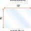 Picture Frames, Cricut Cutting Protective Film 8x10 inch PET Sheet/Plexiglass Panels 0.03 inch Thick Acrylic Sheet