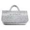 large customized size sac a main handbags womens natural felt shopping bag