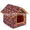 Manufacture Custom New Warm Cat House Bed Comfortable Pet Bed Cave