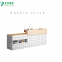 Miniso wooden cashier desk checkout counter for sale reception desk checkout counters for retail stores cashier counter