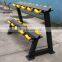 Hot Sale Commercial 2 Layer Crossfit Fitness Dumbbell Rack