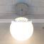 Modern rechargeable hotel bar ball head table light Nordic white round ball shade designer table lamp for living room