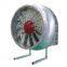 Orchard sprayer fan with blade