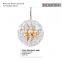 Modern Indoor Design Dandelion Crystal Lighting For Restaurant Decor Chain Glass Chandelier Pendant Light