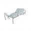 Steel Single Crank Ordinary Medical Simple Hospital Patient Bed with Mattress 6cm