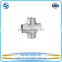 ANSI B16.9 butt weld pipe fitting, equal and reducing Cross,galvanized fitting pipe