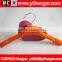 YY0466 your own brand clothing velvet hanger color velvet dress hanger with clips