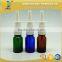 glass bottle 10ml blue bottles with pump cap