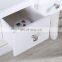 White Dressing Table and Chair Makeup Desk with Stool 5 Drawers and Oval Mirror Bedroom