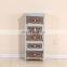 Indoor Solid Wood Vintage 4 Drawers Storage Cabinet