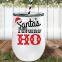 12oz Double Wall Stainless Steel Christmas Holiday Gift Insulated Wine Tumbler Mugs With Straw/Lid