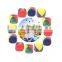 colorful Promotional Customized stuffed PVC Leather comfortable durable juggling ball set