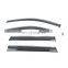 4 Doors Car Window Sun Visor Rain Shield Wind Deflector with Bright Line for Jeep Grand Cherokee 2011+ exterior accessories