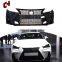 CH Good Quality Automotive Accessories Bumpers Tuning Mud Protecter Led Headlight Retrofit Body Kit For LEXUS IS250 2009-2012