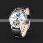 Better Quality GUANQIN GJ16118 Men Fashion Automatic Mechanical Wrist Watch Genuine Leather Watches Low Moq