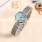 JW 6244 Charm Chain Stainless Steel Bracelet Quartz Classic Metal For Women Watches Silver