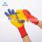 Wholesale Cheap Anti-slip 13g Dipped Safety Glove Latex Coated Wear-resistant Work Gloves For Construction Gardening