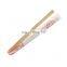 Hot sale disposable bamboo sushi chopsticks with sleeve customized print chopsticks