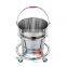 HC-M112 surgical trolley stainless steel material Water cleaning kick bucket medical used