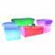 outdoor indoor used nightclub lounge led furniture 3 seat led sofa set illuminated furniture light up led sofa for nightclubs